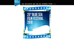 Desktop Screenshot of blueseafilmfestival.net