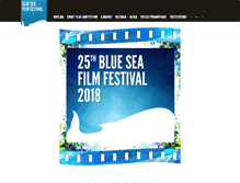 Tablet Screenshot of blueseafilmfestival.net